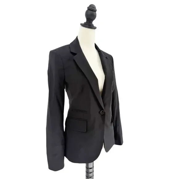 Veronica Beard Dickey Classic Tailored Blazer Jacket in Black Size 4 Small NEW - Picture 9 of 15